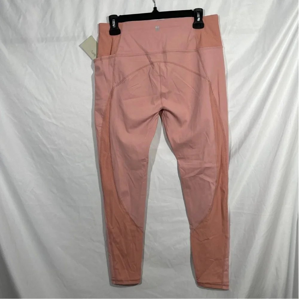Sweaty Betty‎ [ XL 12 ] Super Soft Flow Yoga 7/8 Leggings in Bloom Pink